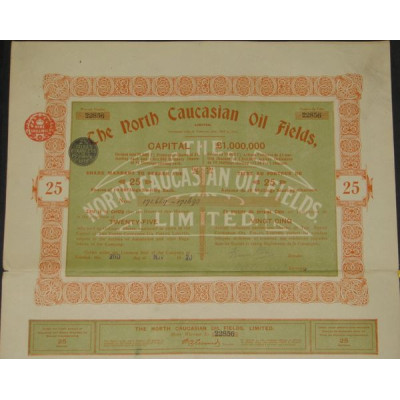 The North Caucasian Oil Fields Ltd (25 Ac)
