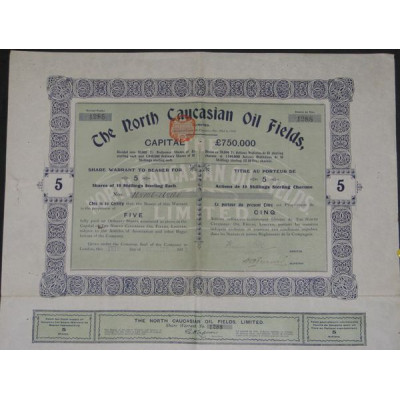 The North Caucasian Oil Fields Ltd (5 Ac)