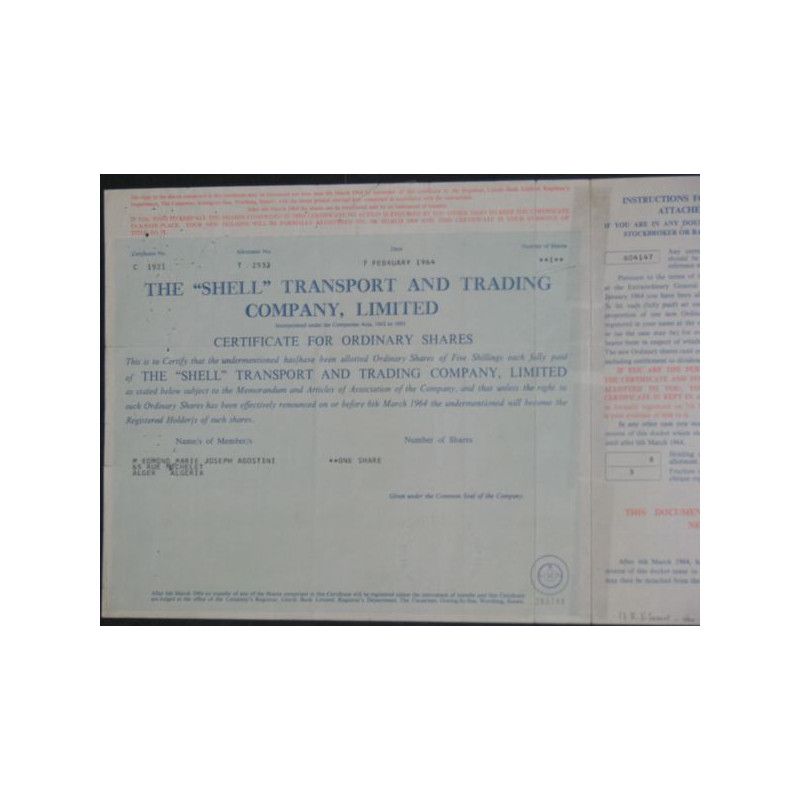 The "Shell" Transport and Trading Cy Ltd (Nomin 1)