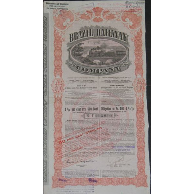 Brazil Railway Cy (Obl)