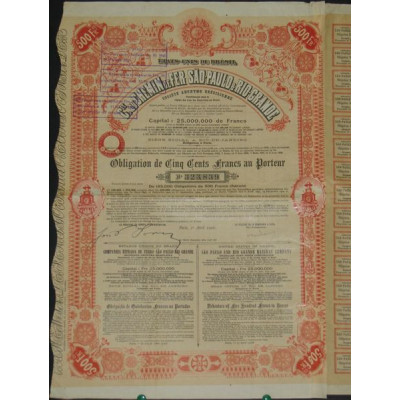 Cie du Chemin de Fer São-Paulo & Rio-Grande