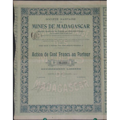 Sté Nantaise des Mines de Madagascar