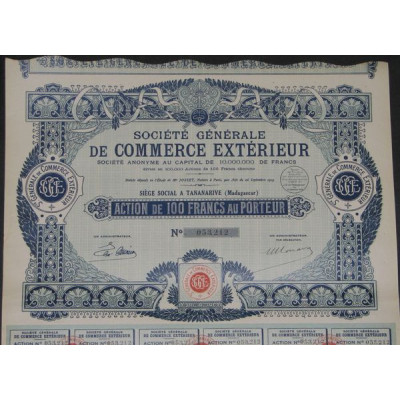 Sté Générale de Commerce Extérieur