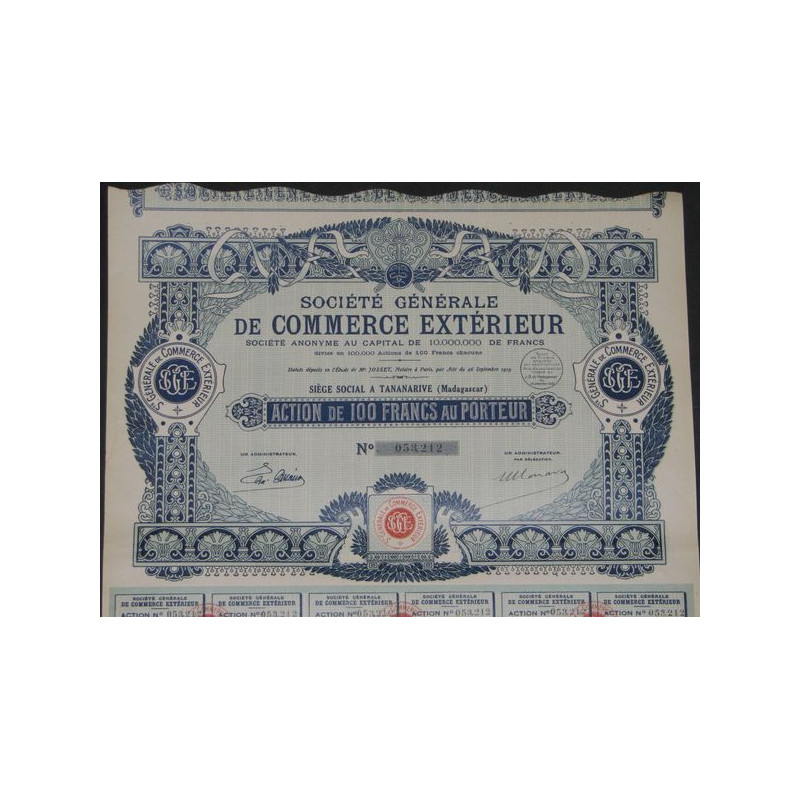 Sté Générale de Commerce Extérieur