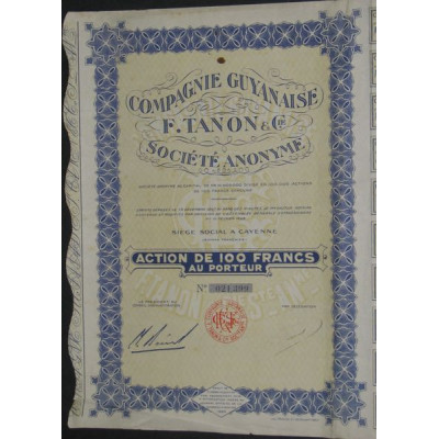 Cie Guyanaise F. Tanon & Cie
