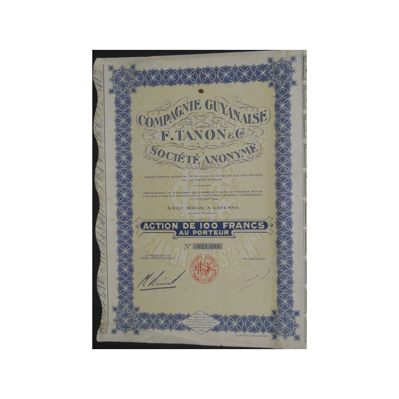 Cie Guyanaise F. Tanon & Cie