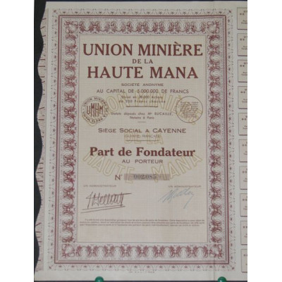 Union Minière de la Haute Mana (PF)