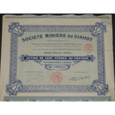 Sté Minière du Diahot (Act)