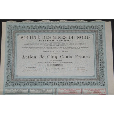 Sté des Mines du Nord de la Nouvelle-Calédonie