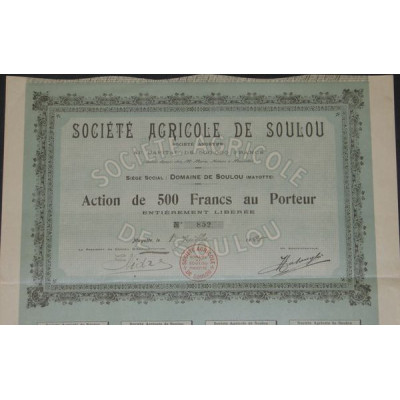 Sté Agricole de Soulou