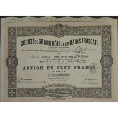 Sté du Grand Hôtel et des Bains Frascati