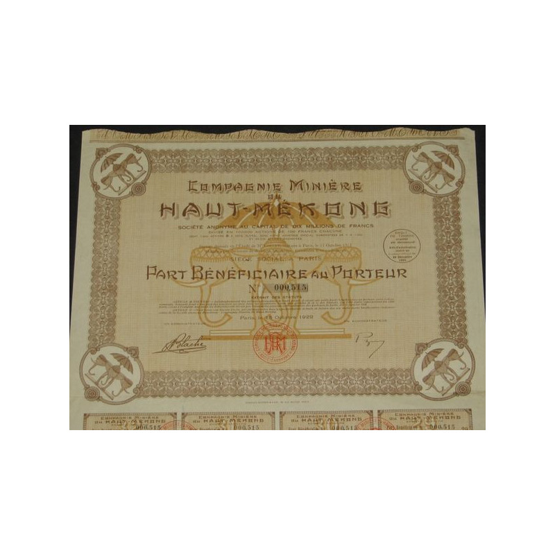 Cie Minière du Haut-Mékong (PB)