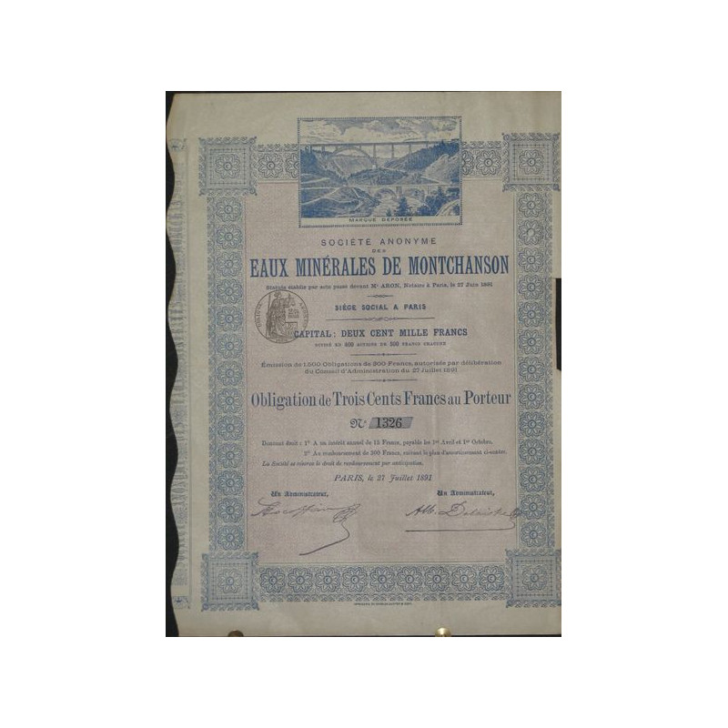 S.A. des Eaux Minérales de Montchanson