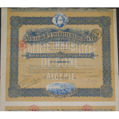 Sté Immobilière de Bône (Algérie)