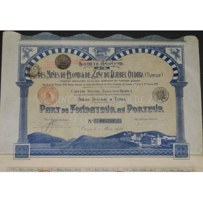 S.A. des Mines de Plomb & de Zinc du Djebel Oudiba (PF)