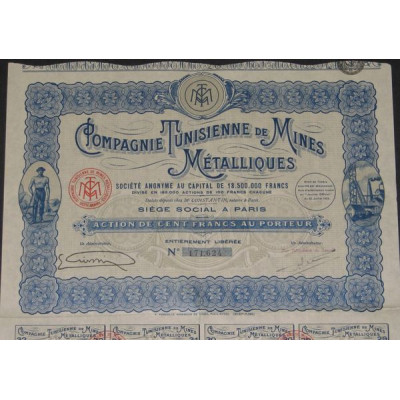 Cie Tunisienne de Mines Métalliques (Ac)