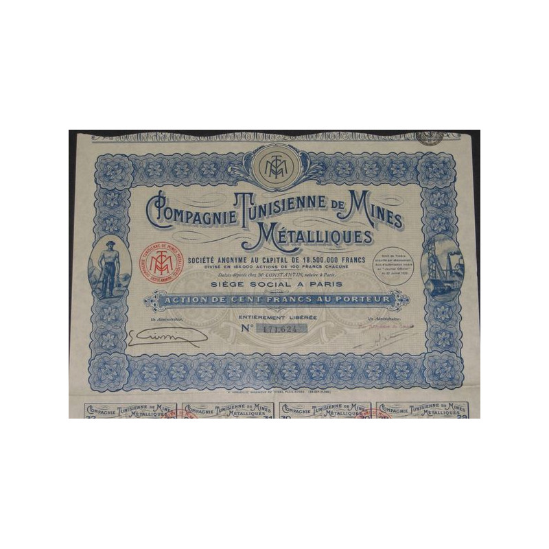 Cie Tunisienne de Mines Métalliques (Ac)