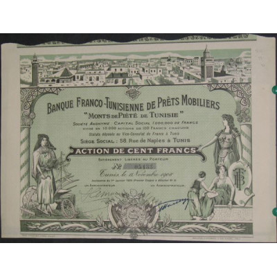 Banque Franco-Tunisienne de Prêts Immobiliers "Monts de Piété de Tunisie" (Ac)