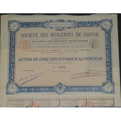 Sté des Huileries de Sousse