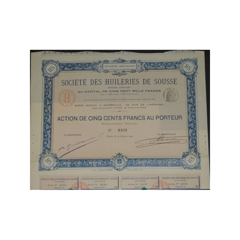 Sté des Huileries de Sousse