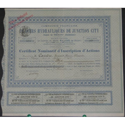 Cie Française des Placers Hydrauliques de Junction City