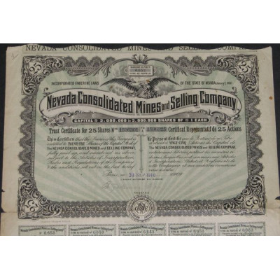 Nevada Consolidated Mines and Selling Cy