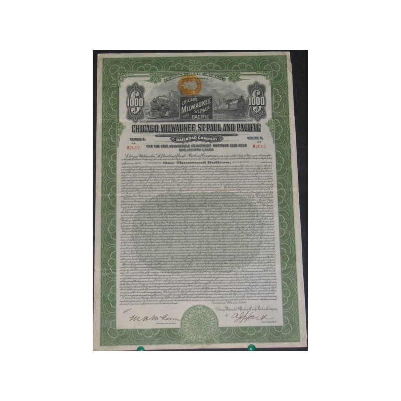 Chicago Milwaukee St. Paul and Pacific Railroad Cy