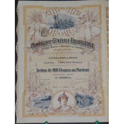 Cie Générale Equatoriale (Sté Minière et Forestière des Guyanes)