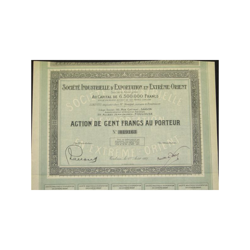 Sté Industrielle d'Exportation en Extrême-Orient