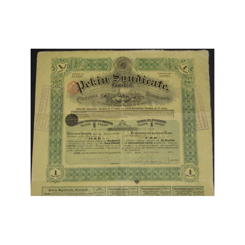 Pekin Syndicate Ltd (1 Ac)