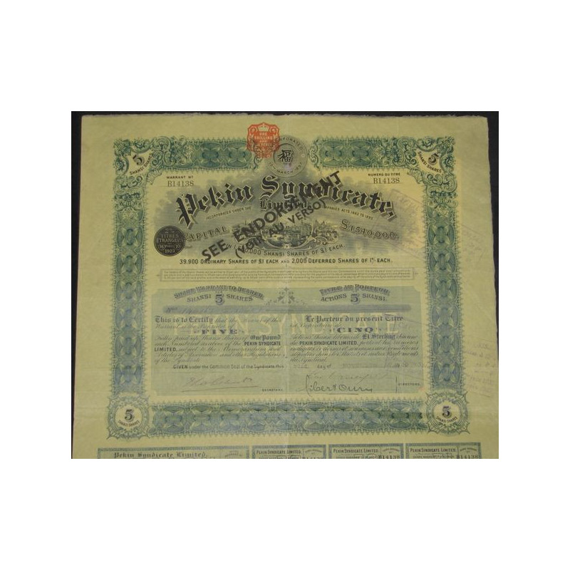 Pekin Syndicate Ltd (5 Ac)