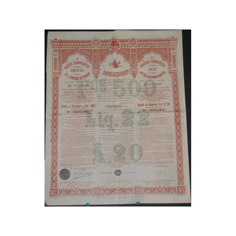 Dette Convertie Unifiée de l'empire Ottoman