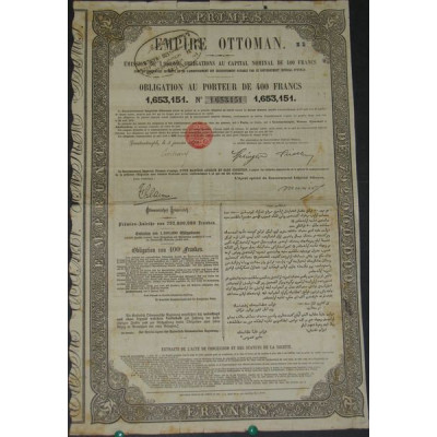 Empire Ottoman - Obl 400 F