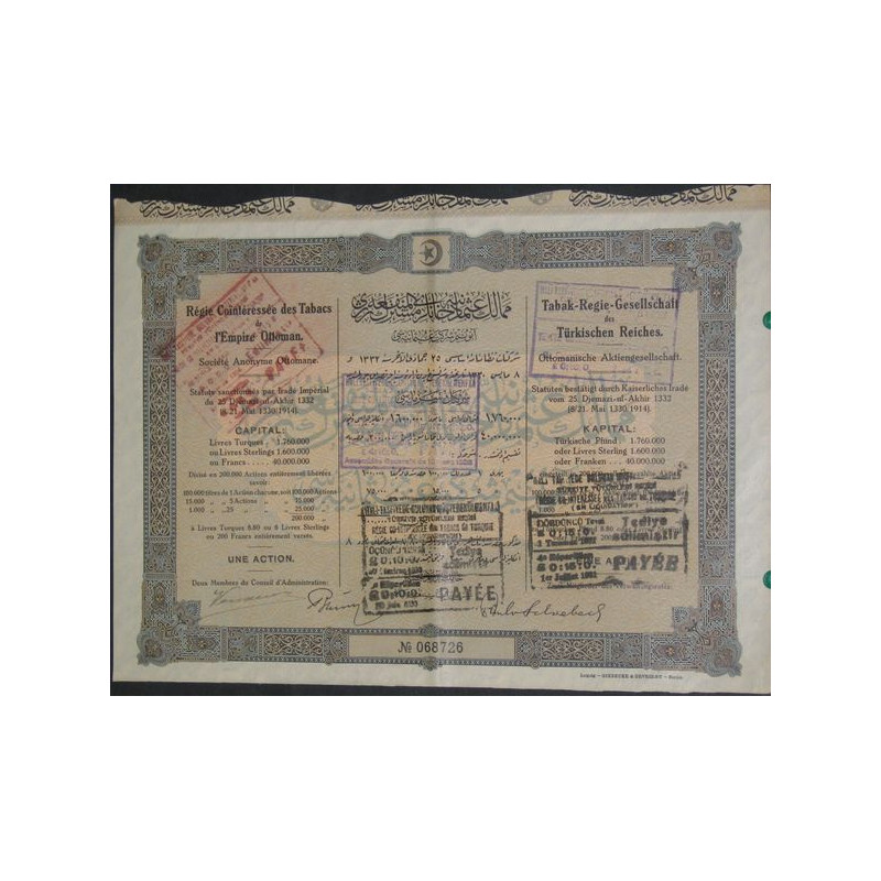 Régie Coïntéressée des Tabacs de l'Empire Ottoman