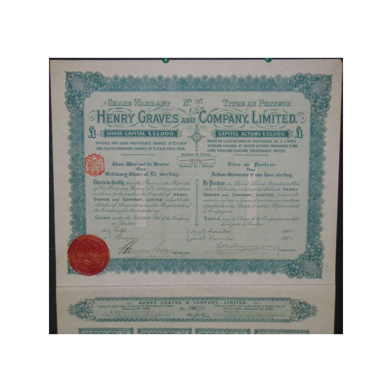 Henry Graves and Cy Ltd