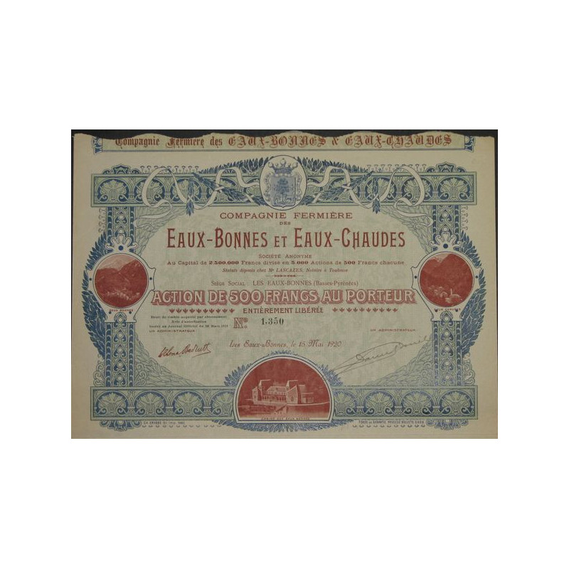 Cie Fermière des Eaux-Bonnes et Eaux-Chaudes