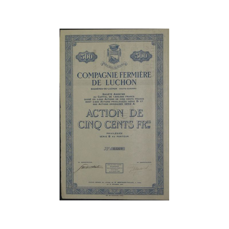 Cie Fermière de Luchon (Act)