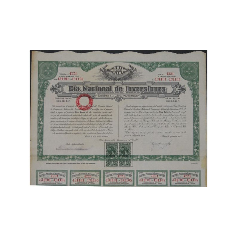 Cia Nacional de Inversiones (5 parts)