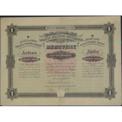 Sté de Crédit Foncier du Royaume de Hongrie