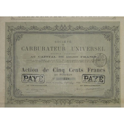 Sté du Carburateur Universel