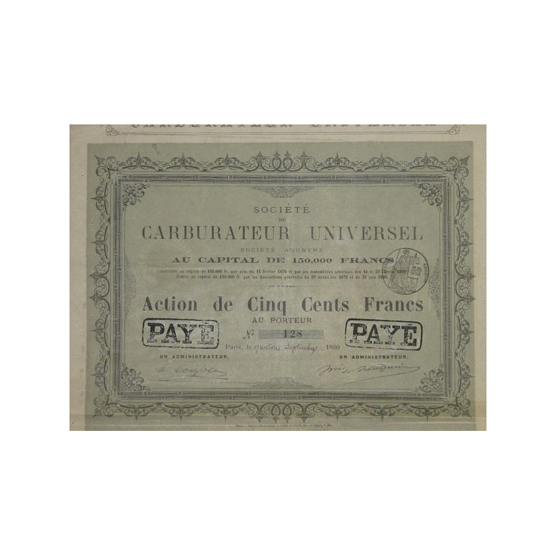 Sté du Carburateur Universel