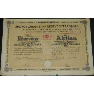 Banque Hongroise des Villes