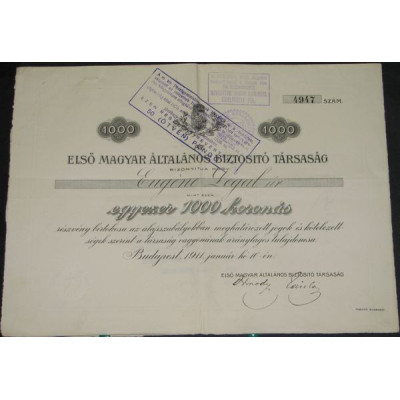 Elsö Magyar Altalanos Biztosito Tarsasag