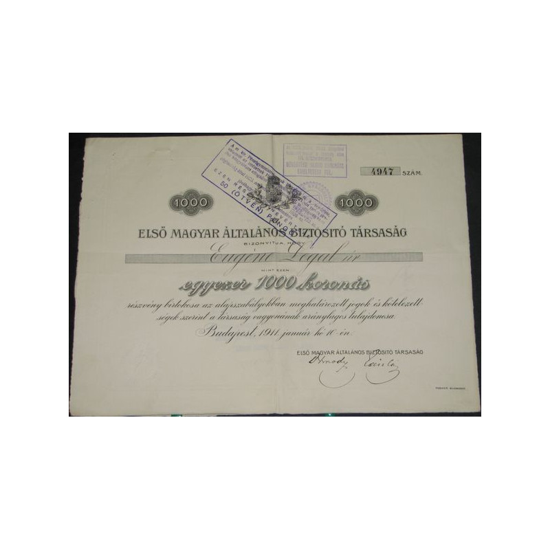 Elsö Magyar Altalanos Biztosito Tarsasag