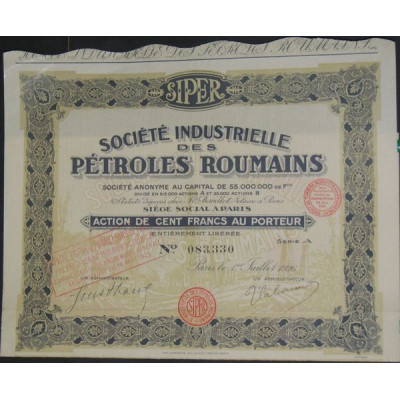 Sté Indust. Des Pétroles Roumains SIPER (2)