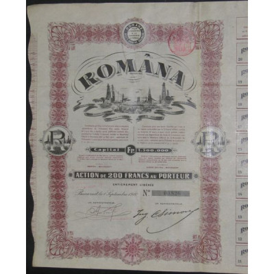 Româna - S.A. Roumaine pour l'Industrie et le Commerce du Pétrole