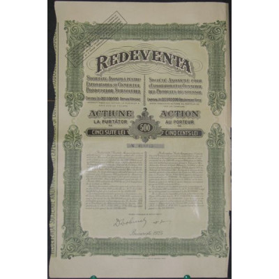 Redeventa - S.A. pour l'Exploitation et le Commerce des Produits du Soussol (1 Act)