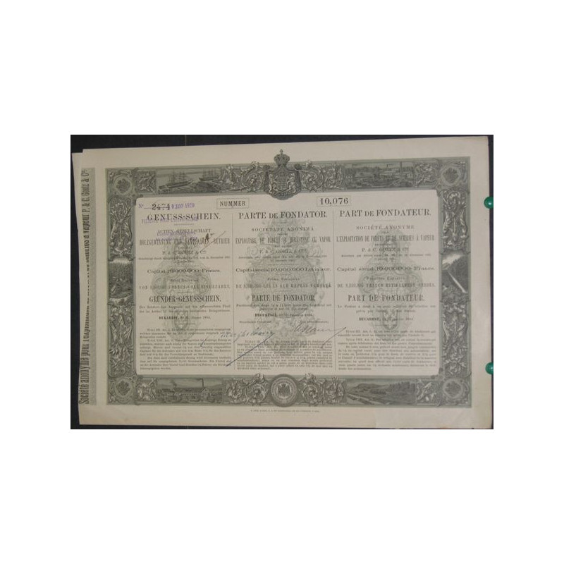 S.A. pour l'Exploitation de Forêts et de Scieries à Vapeur (PF)