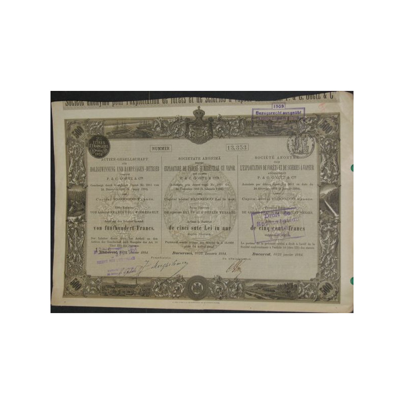 S.A. pour l'Exploitation de Forêts et de Scieries à Vapeur (Act)