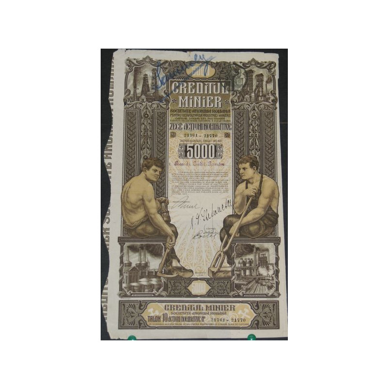 Creditul Minier - S.A. Romana Pentru Desvoltarea Industriei Miniere